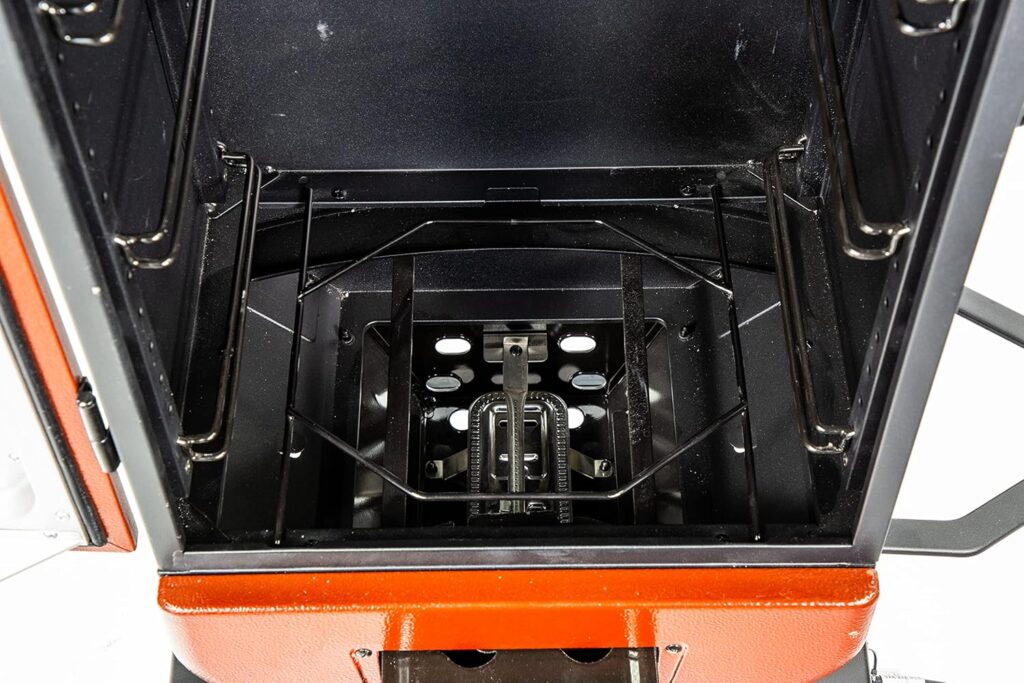 Pit Boss 3-Series Gas Vertical Smoker, Red Hammertone - 10773