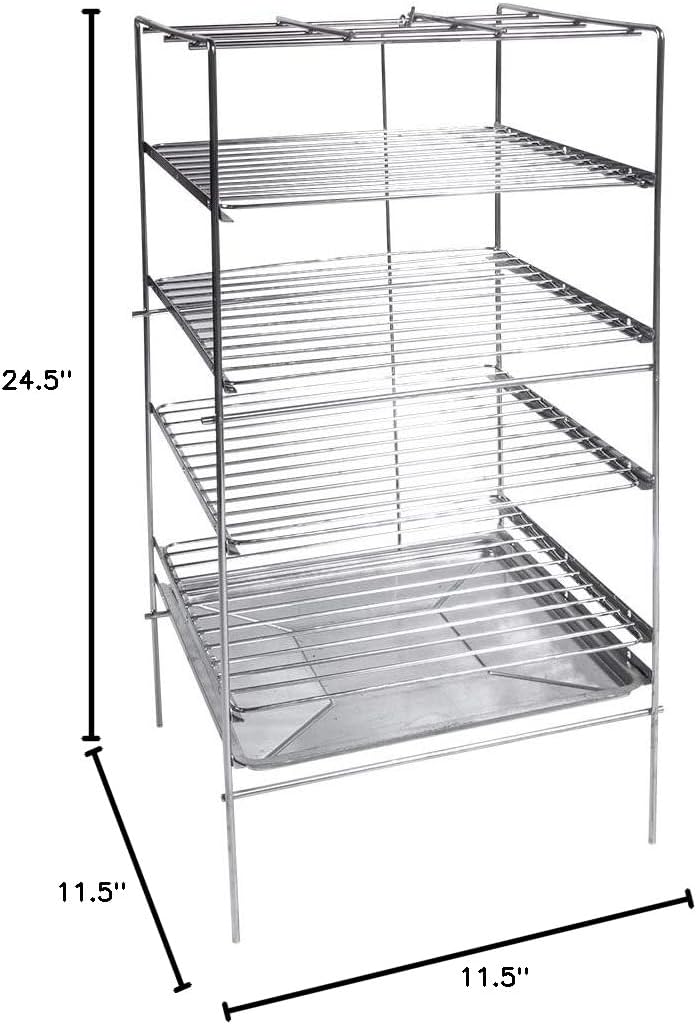 Smokehouse Little Chief Front Load Smoker, Low to Mid Temperature Smoker for Fish, Jerky, Cheese, Sausage  Other meats, Smoke Up to 25 Pounds of Meat  Fish